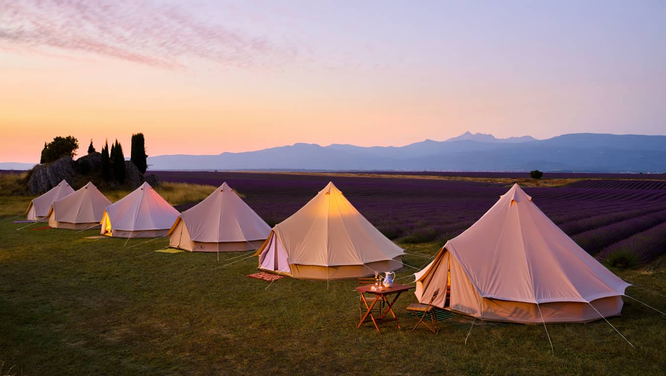 Best Time for Camping in Provence