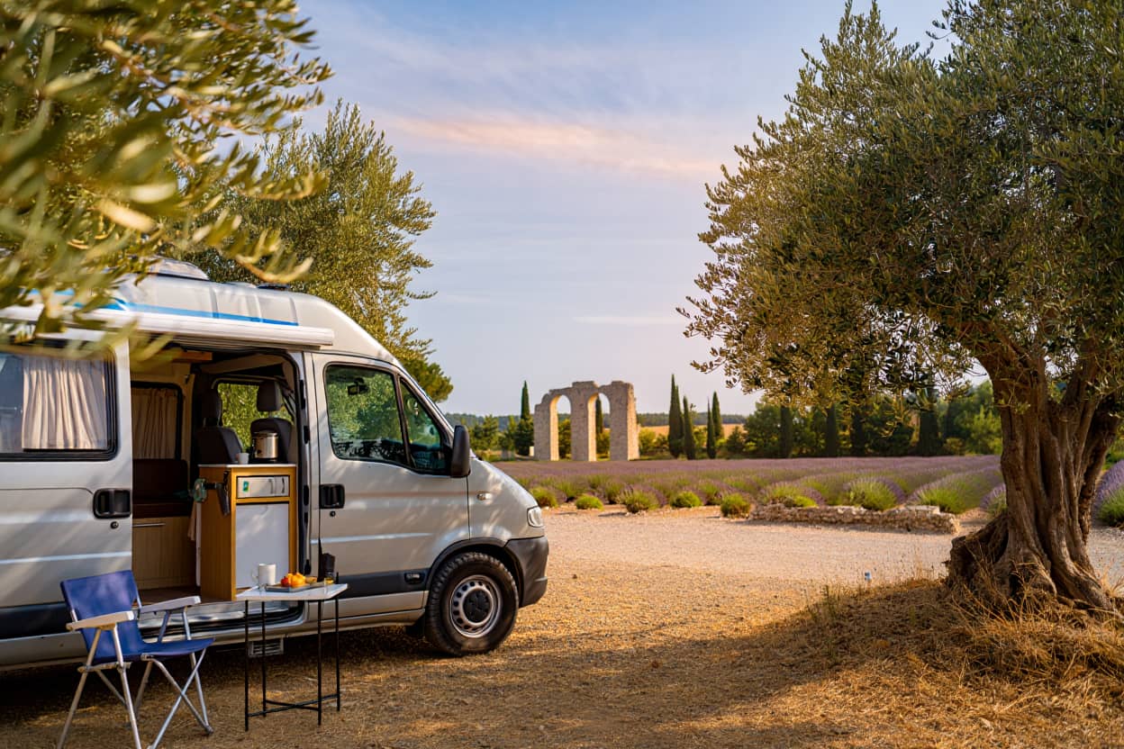 Camping in Provence Summer Heat Advice