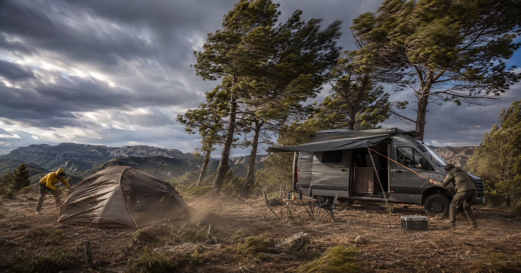 Mistral Wind and Camping in Provence: What Campers Need to Know